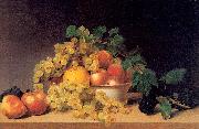 Peale, James Still Life with Fruit on a Tabletop oil on canvas